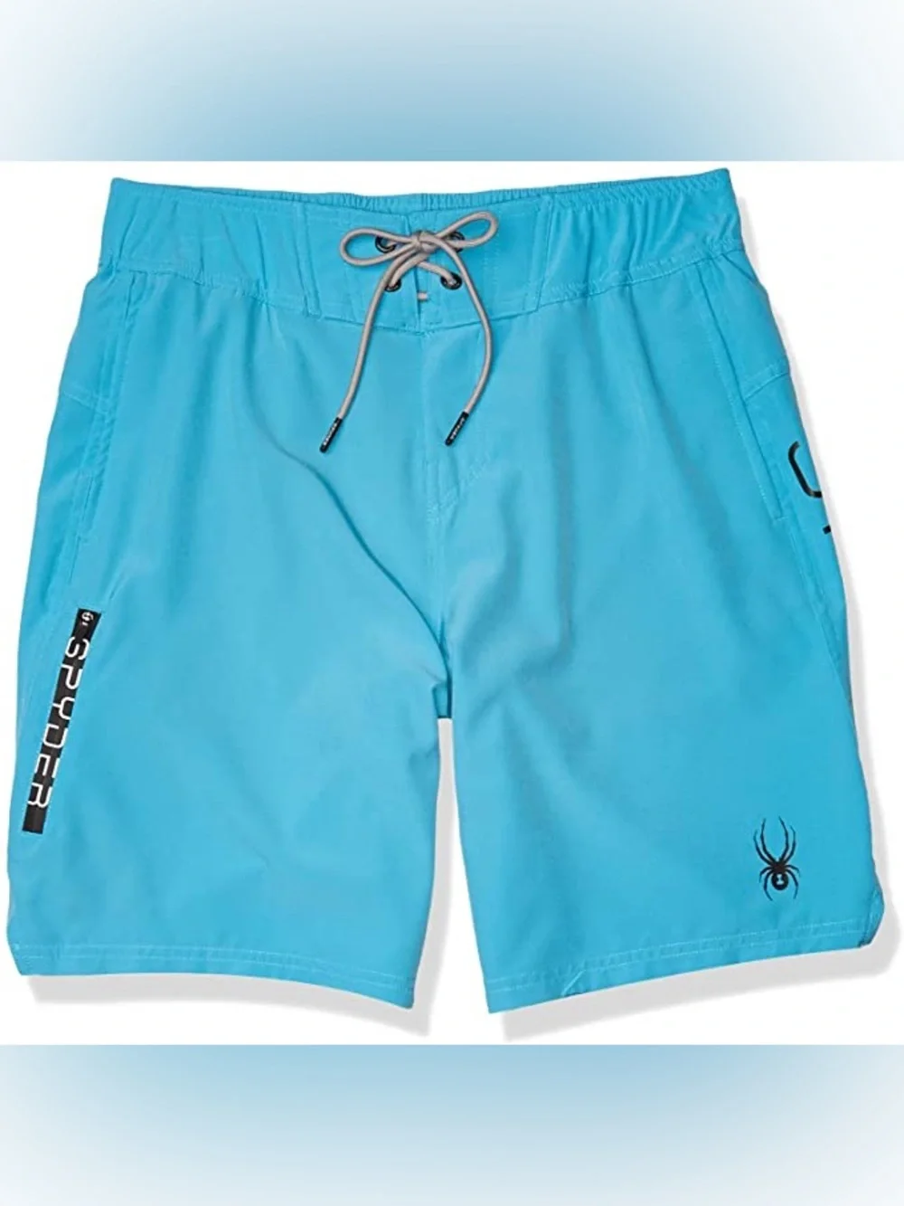 Spyder Hybrid Sport Swimsuit Board Shorts Large Blue UV Protection Surf Beach
